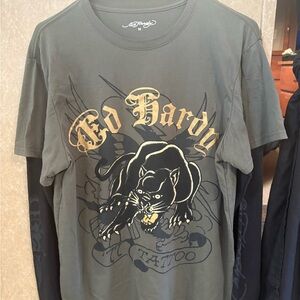 Ed Hardy Olive Sweatshirt